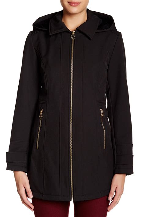 michael kors rain jacket with hood|michael kors rain jacket women.